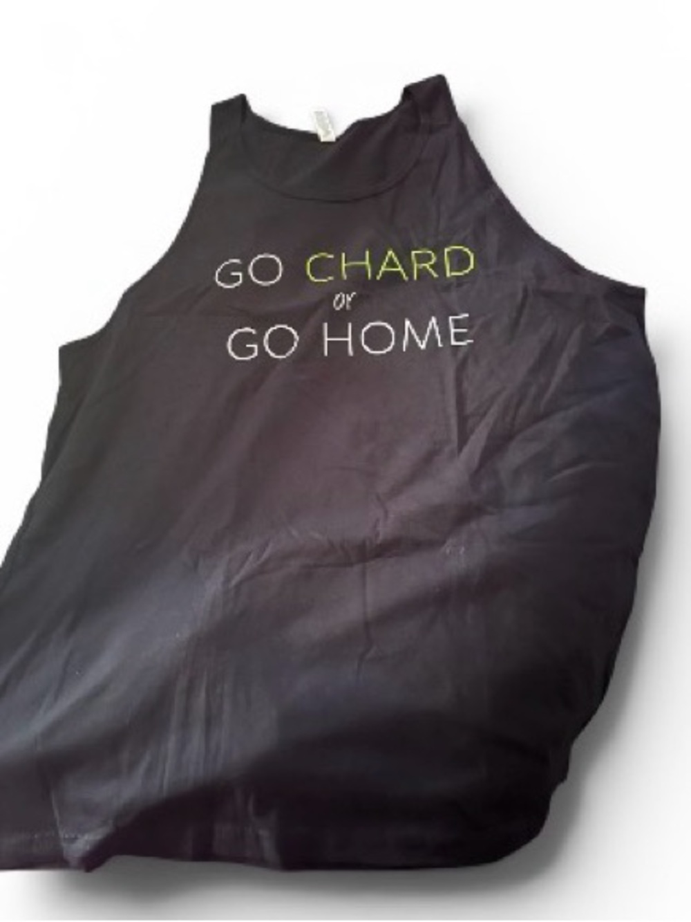 Organic Girl Black Tank Top size XL